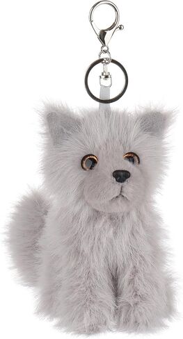 Apricot Lamb Cat Cute Keychain, Soft Stuffed Plush Keychain Toys for Kids' Backpack Purse in Saudi Arabia