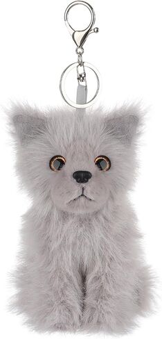 Apricot Lamb Cat Cute Keychain, Soft Stuffed Plush Keychain Toys for Kids' Backpack Purse in Saudi Arabia