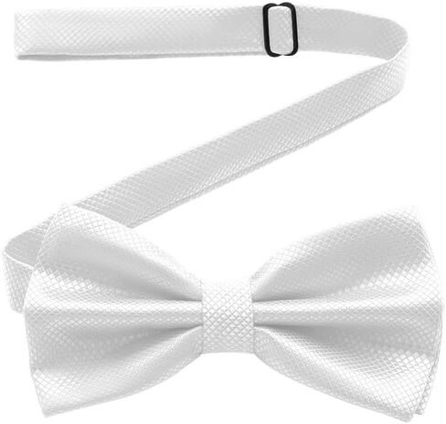 MAGE MALE Men’s Classic Solid Pre-tied Bow Tie for Wedding,Formal Tuxedo Adjustable Neck Bowtie in Kuwait