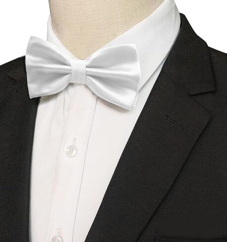 MAGE MALE Men’s Classic Solid Pre-tied Bow Tie for Wedding,Formal Tuxedo Adjustable Neck Bowtie in Kuwait