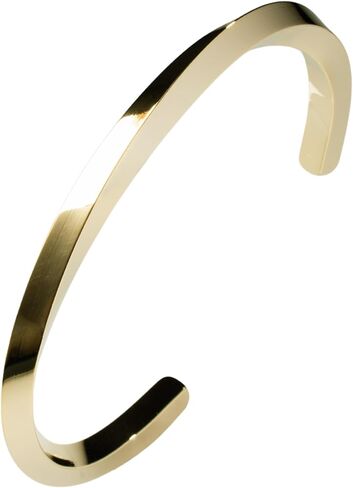 TAVARAT] Cuff Bracelet for men bangle brass twisted Tps-175 in Saudi Arabia