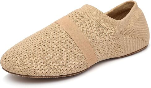 Women's Jazz Shoes Slip-on Fabric Professional Teacher Trainning Beginner Ballroom Dance Practice Shoes Dance Slippers,Model SS-PDLL in Saudi Arabia