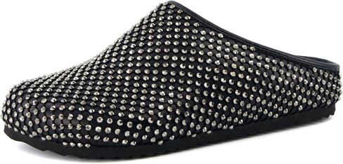 CUSHIONAIRE Women's Shimmer Rhinestone Bling Footbed clog with +Comfort in Saudi Arabia