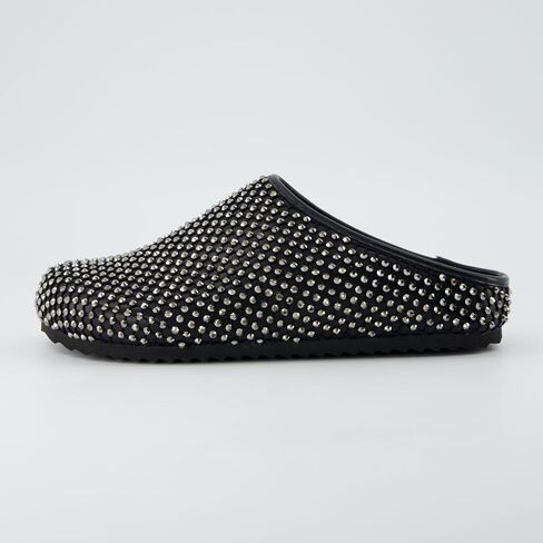 CUSHIONAIRE Women's Shimmer Rhinestone Bling Footbed clog with +Comfort in Saudi Arabia