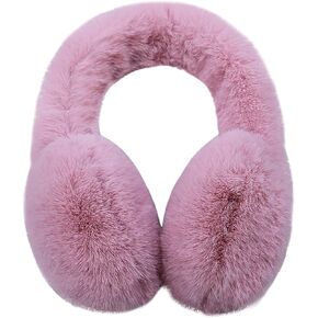 Faux Furry Earmuffs Warm Winter EarMuffs Outdoor Adjustable Ear Warmer for Women Girls