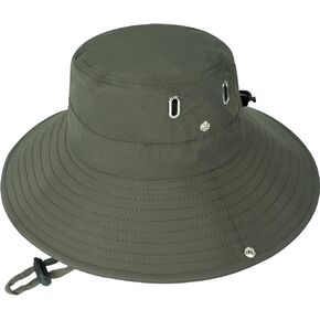 Rosoz Sun Hats for Men Women Wide Brim Boonie Hat UPF 50+ Bucket Hats Hiking Fishing Outdoor Summer Safari UV Protection Hat