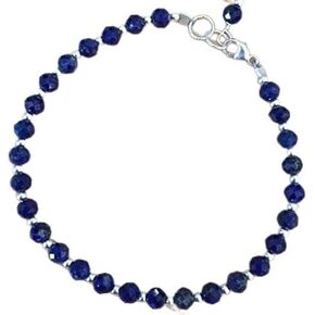"Glamour in Facets: Adorn Your Ankles with Round Shape Faceted Cut Gemstone Beads Anklet – Elegance in Every Step."