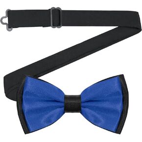 Men's Bow Ties, Pre-Tied Adjustable Bowties for Men