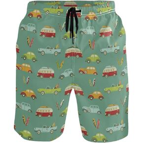 Cinco De Mayo Fiesta Men's Swim Trunks Beach Shorts Quick Dry Swim Board Shorts with Pockets S