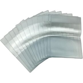 MAHAVIMOKSA Plastic Passport Holder Protector with Card Covers (Clear & Translucent - 6 Packs)
