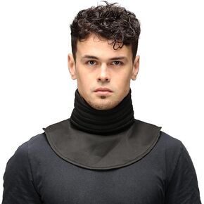 Neck Seal Costume Cosplay Armor Helmet Accessory Ribbed Black Gaiter