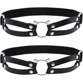 Adjustable Elasticity Leg Straps Garter Belts Elasticity Carnival Punk Thigh Ring Garter Women Girl