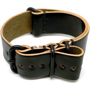 Da Luca MADE IN USA Shell Cordovan Military Watch Strap (PVD Buckle) 18mm 20mm 22mm 24mm 26mm