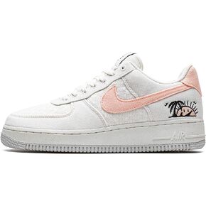 Nike Women's Air Force 1 low Basketball Shoe, Sail/Arctic Orange-black, 8.5