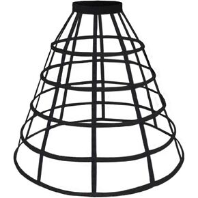 5 Hoops Pannier Petticoat Women Victorian Bustle Cages Hoop Skirt Cosplay Lolita Underskirt Crinoline for Women in Kuwait