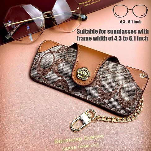 Soft Leather Sunglasses Bag,Travel Sunglass Holder Eyeglass Case Portable Slim Sunglasses Pouch in Saudi Arabia