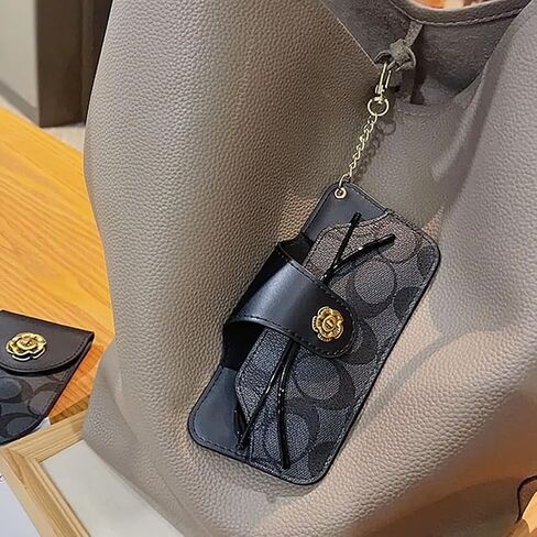 Soft Leather Sunglasses Bag,Travel Sunglass Holder Eyeglass Case Portable Slim Sunglasses Pouch in Saudi Arabia
