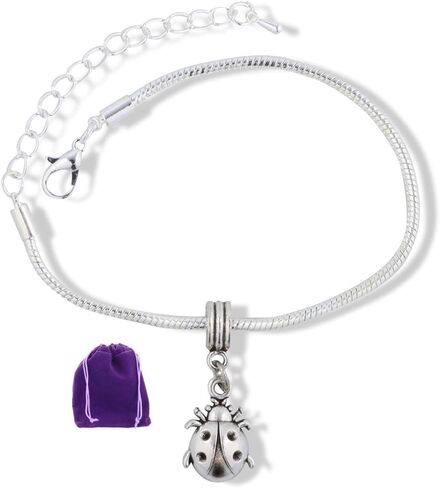 Good Luck Bracelet | Ladybug Gifts that go Great as Good Luck Bracelets for Women or Men and Goes Great with a Ladybug Costume and Ladybug Earrings and Ladybug Necklace or Good Luck Charms or Lucky in Saudi Arabia