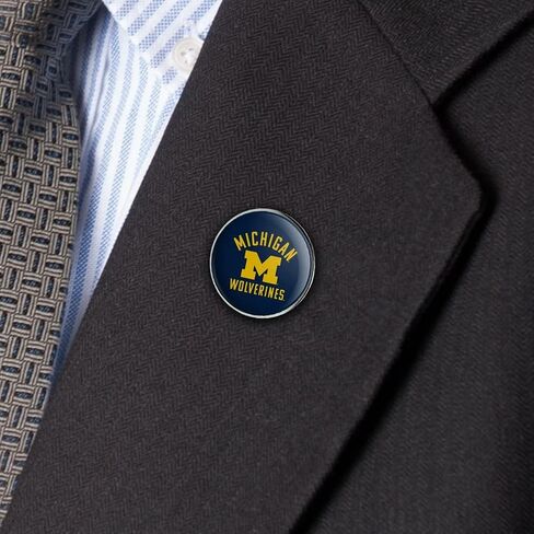 University of Michigan Wolverines Logo Metal 1.1" Tie Tack Hat Lapel Pin Pinback in Saudi Arabia