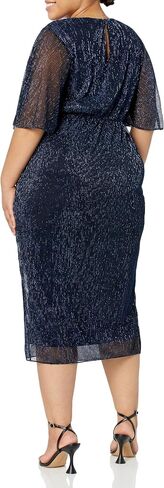 Avenue Women's Plus Size Dress Julia Plisse in Saudi Arabia