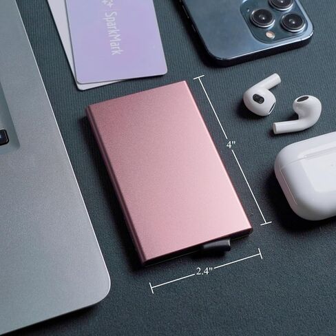Metal Case Pop Up Wallets For Men and Women, Slim Minimalist RFID Blocking Credit Card Holder in Saudi Arabia