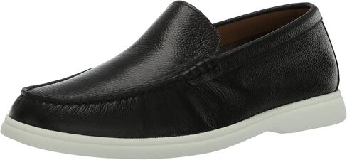 BOSS Men's Leather Slip on Loafers with Pop Sole in Saudi Arabia