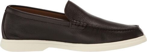 BOSS Men's Leather Slip on Loafers with Pop Sole in Saudi Arabia