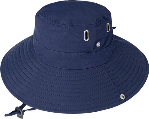 Rosoz Sun Hats for Men Women Wide Brim Boonie Hat UPF 50+ Bucket Hats Hiking Fishing Outdoor Summer Safari UV Protection Hat in Saudi Arabia