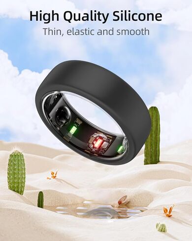 Silicone Ring Cover Compatible with Oura Ring Protector | Elastic Case for Oura Ring Gen 4/3 Working Out - Patent Protected in Saudi Arabia