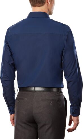 Unlisted by Kenneth Cole mens Slim Fit Solid Dress Shirt, Medium Blue, 17 -17.5 Neck 36 -37 Sleeve US in Saudi Arabia