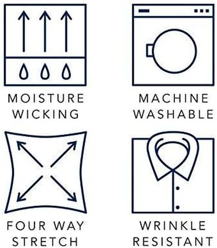 Mizzen+Main Leeward Tuxedo Men's Dress Shirt - French Cuff Dress Shirt for Men with 4-Way Stretch, Trim Fit in Kuwait