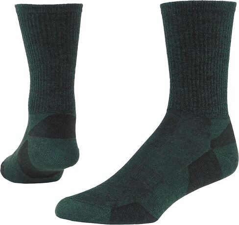 Maggie's Organic Dark Urban Hiker Crew Wool Socks - Moisture Wicking - for Light Workout, Running and Walking in Saudi Arabia
