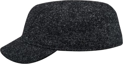 Sterkowski Big Pike Cap | 100% Harris Tweed Baseball Cap | Warm Winter Patrol Cap with Quilted Lining in Saudi Arabia