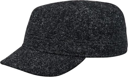 Sterkowski Big Pike Cap | 100% Harris Tweed Baseball Cap | Warm Winter Patrol Cap with Quilted Lining in Saudi Arabia