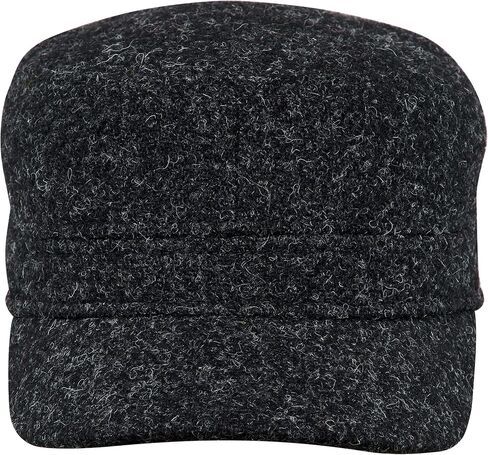 Sterkowski Big Pike Cap | 100% Harris Tweed Baseball Cap | Warm Winter Patrol Cap with Quilted Lining in Saudi Arabia