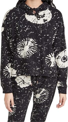 PJ Salvage womens Loungewear Stormy Monday Hoody Pajama Top, Slate, X-Small US in Saudi Arabia