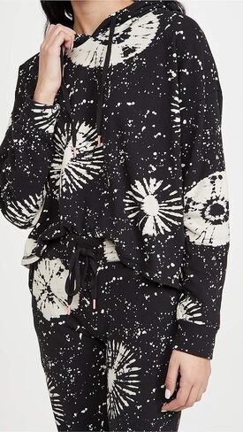 PJ Salvage womens Loungewear Stormy Monday Hoody Pajama Top, Slate, X-Small US in Saudi Arabia