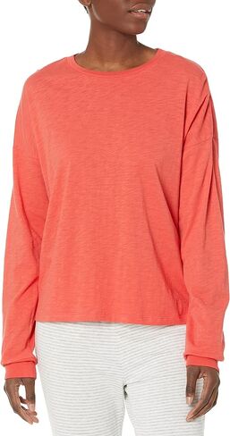 PJ Salvage Women's Loungewear Luxe Floral Long Sleeve Top in Saudi Arabia