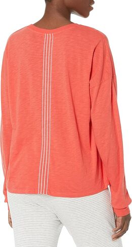 PJ Salvage Women's Loungewear Luxe Floral Long Sleeve Top in Saudi Arabia