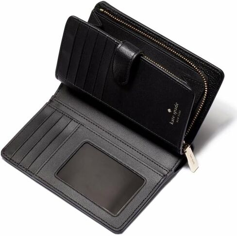 Kate Spade New York Medium Bifold Compact Wallet (Black) in Saudi Arabia