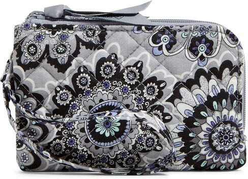 Vera Bradley Cotton Double Zip ID Case Wallet with RFID Protection in Kuwait