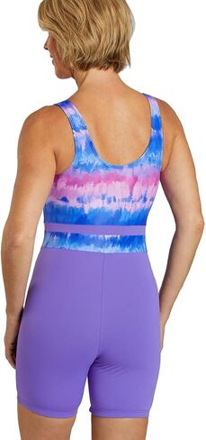 Sporti Women's Boyleg One Piece Swimsuit with Hydrolast Technology - Athletic Unitard Swimwear Training Bathing Suit in Saudi Arabia