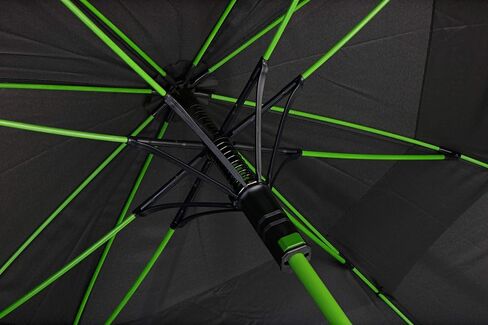 John Deere JD100UM Umbrella, Black, 60 in., Pongee, Automatic Opening with Fiberglass Ribs, Green Metal Shaft in Saudi Arabia