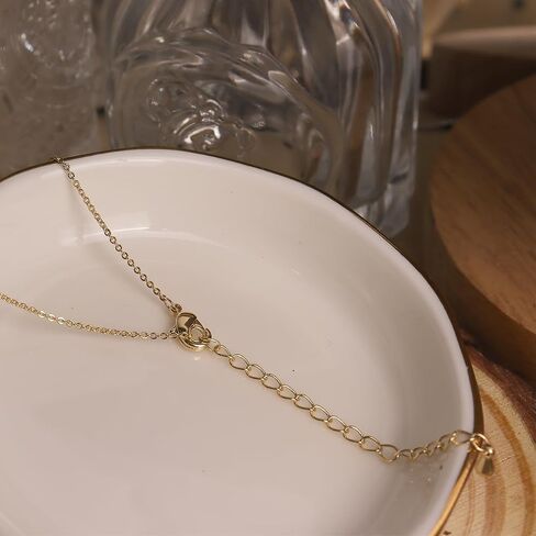 Jean Beau Lucky Clover Necklaces for Women Teen Girls Cute Gold Four Leaf Clover Pendant Necklace Dainty Chain Choker Prom Wedding Accessories Jewelry Gift in Saudi Arabia