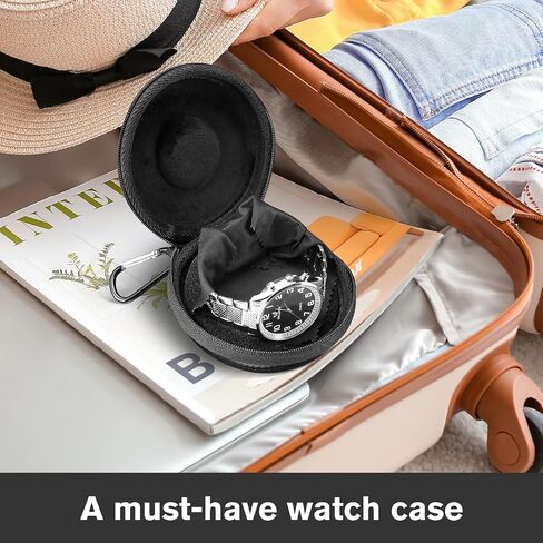 12 Slots Watch Box Organizer Bundle with Travel Watch Case in Saudi Arabia