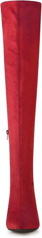 Allegra K Women's Chunky Heels Bling Rhinestone Over the Knee High Boots in Saudi Arabia