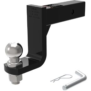 Trailer Hitch Ball Mount with 2 Inch Ball & Pin, Fits 2 Inch Receiver, 7500lbs, 6 Inch Drop