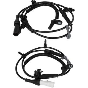 OCPTY ABS Wheel Speed Sensor Compatible for Ford, for Lincoln Edge 2007-2012, MKX 2007-2012/2015 - Front Driver and Passenger Side, Replace# 7T4Z2C205A, 7T4Z2C204A 2PCS