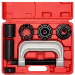 ZEAJSRUBall Joint Removal Tool Kit,10PC Ball Joint Press Kit for Most 2WD 4WD Cars and Light Trucks(Red)