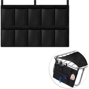 End of Bed Shoe Bag Black Multi Functional Travel Shoe Bags Large Capacity Organizer Oxford Fabric Shoe Storage Bag for Outdoor Camp Women Men